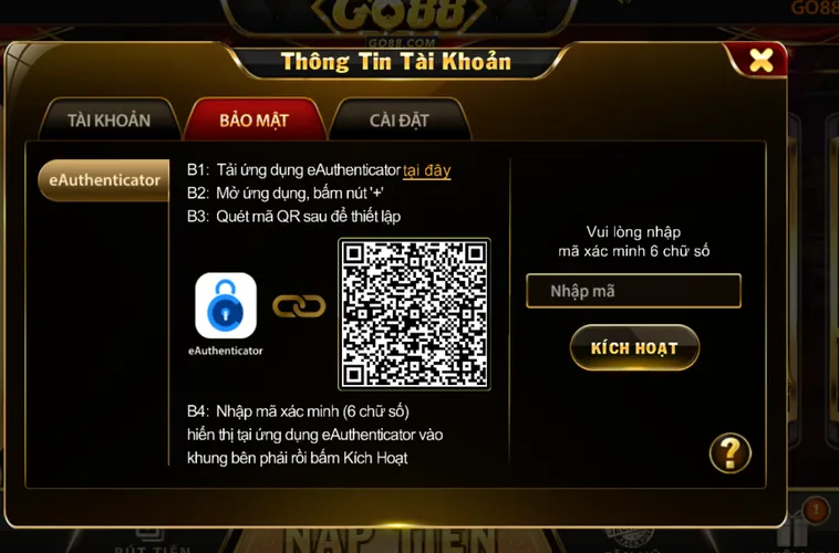 Bảo Mật Thông Tin Cá Nhân Của Người Dùng Là Tiêu Chí Hàng Đầu Tại Go88