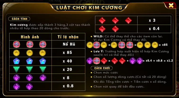 Chinh Phục Kho Báu Với Minigame Kim Cương Tại Go88 Đẳng Cấp
