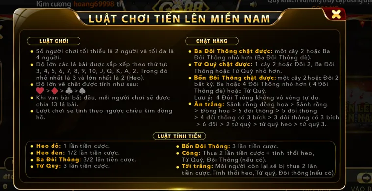 Chinh Phục Đỉnh Cao Tiến Lên Miền Nam Tại Go88 Với Giải Thưởng Tiền Tỷ