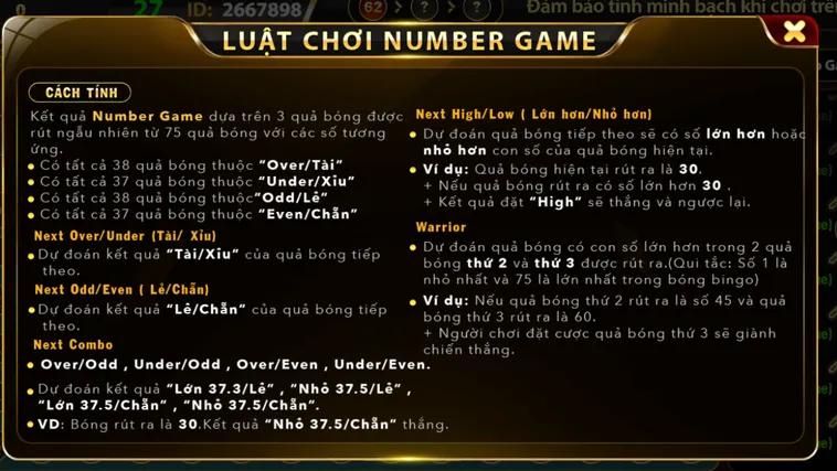 Number Game Tại Go88 Trải Nghiệm Đỉnh Cao Với Hệ Thống Cược Siêu Hấp Dẫn
