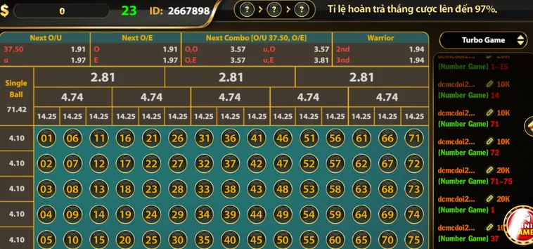 Number Game Tại Go88 Trải Nghiệm Đỉnh Cao Với Hệ Thống Cược Siêu Hấp Dẫn