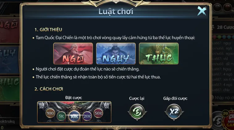 Tham Gia Minigame Tam Quốc Đại Chiến Tại Go88 Đầy Kịch Tính