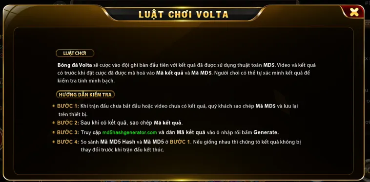 Chinh Phục Kho Báu Công Nghệ Cùng Game Volta MD5 Tại Go88 Đẳng Cấp